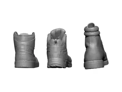 boots footwear sneakers print 3D print model