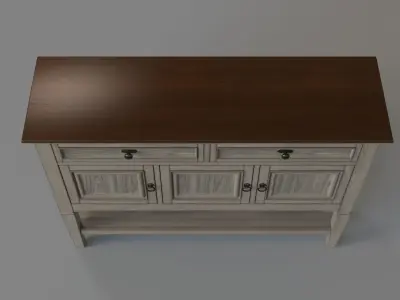 Pike And Main Accent Console 3D model