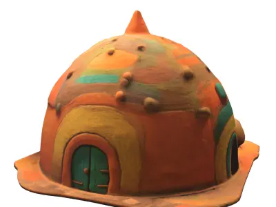 Fantasy Dome House  3D model
