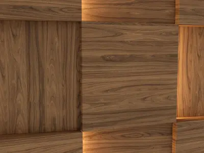 Decorative Wall Panel 01 Low-poly 3D model