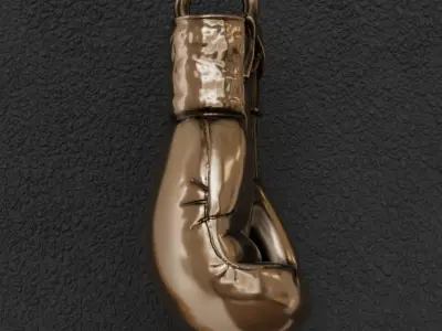Boxing glove V1 3D print model