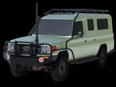 Toyota Landcruiser Troopcarrier 3D model