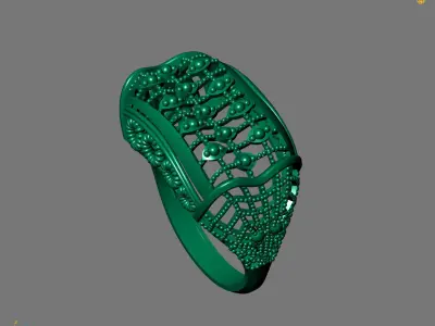 Women Plain Ring Ready STL Models Womens Ring 3d models 3D print model 13