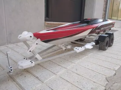 Boat Trailer for crawler or RC car 3D print model