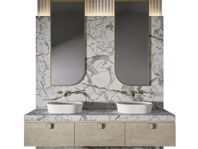 Luxury Bathroom 298 3D model