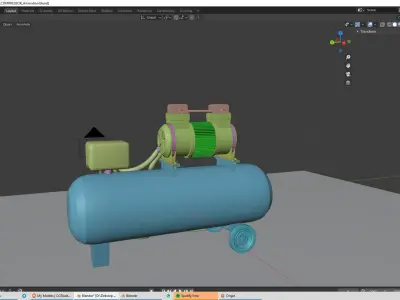 Compressor air 3D model