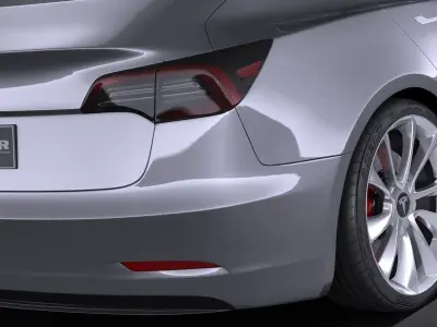 Tesla Model 3 2018 3D model