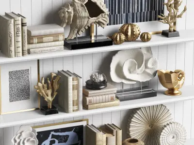 Decor Set 19 3D model buy