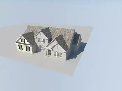 3d model of a house 3D model