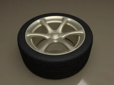 Car Wheel R34 3D model