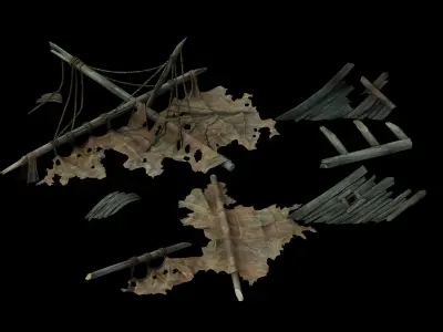 Game Shipwreck - Shipbreaker 01 3D model