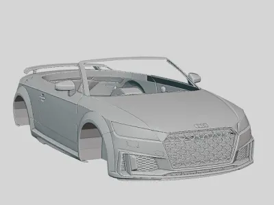 Audi TTS Roadster 2020 Printable Body  3D print model