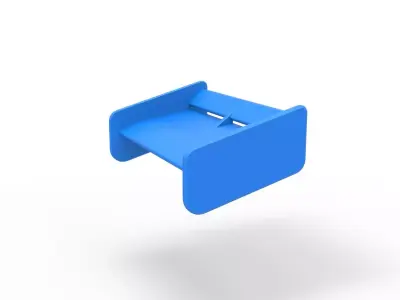 Wing of Supermodified front engine race car V2 Scale 1 to 25 3D print model