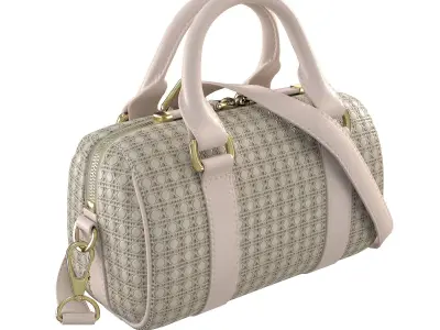 Dior Groove mini Bag Cream Low-poly 3D model