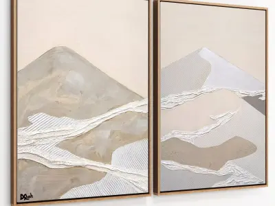 Plaster Two Frame 33 Low-poly 3D model