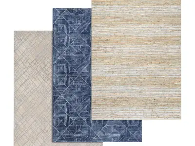 Rug Set 1738 3D model