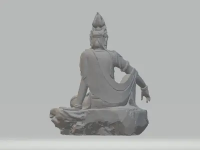 Guanyin Bodhisattva Buddha Statue  3D print model buy