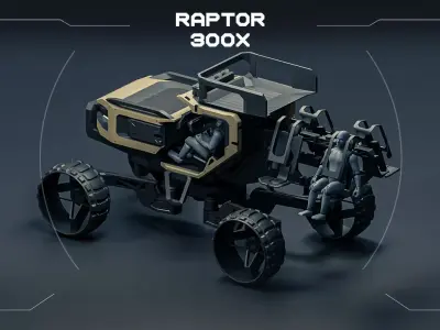 Raptor 300x Buggy  3D print model