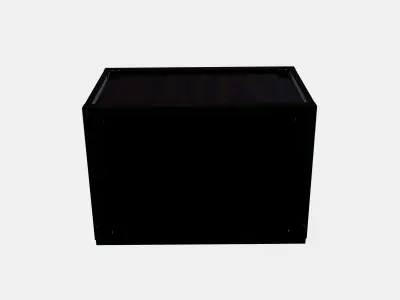 BESTA Shelf unit with glass door 19 3D model
