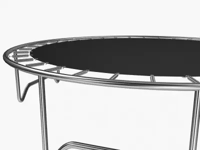 Trampoline Low-poly 3D model