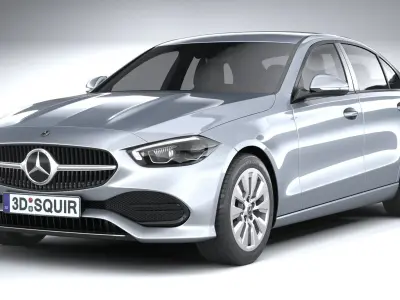 Mercedes-Benz C-Class Basic 2022 3D model