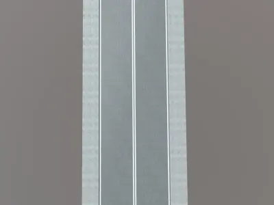 Street - Straight Low-poly 3D model