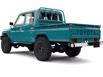TOYOTA LAND CRUISER STOKS SIN BUCHES Low-poly 3D model