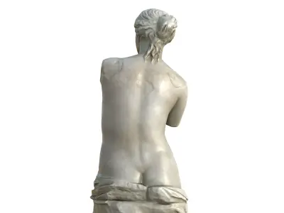 Statue 05 Low-poly 3D model