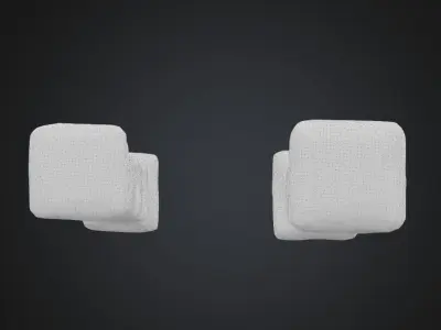 Ancient Carved Stone Columns - for Game and Visualization Free low-poly 3D model