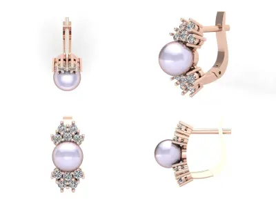 Earrings 49 3D print model