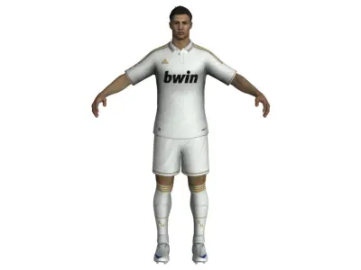 Football Player 01 Low-poly 3D model