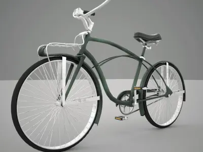 Bicycle vintage - vintage 3D model