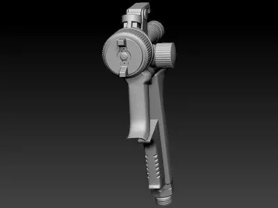SATAjet 5000 spray guns 3D print model