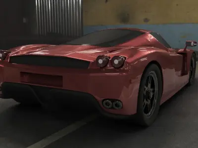 Sport Car 3D model from CGTrader - Textured