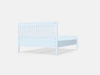 IDANAS Bed frame 7 Low-poly 3D model