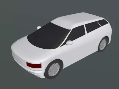 Simple car 25V05 3D model