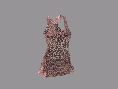 Sport Dress Low-poly  Low-poly 3D model