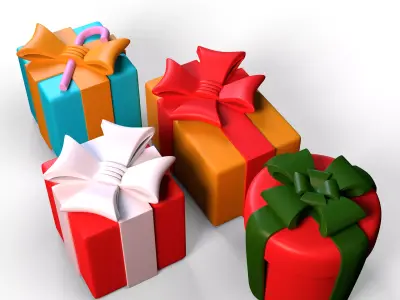 Christmas gifts 3D print model