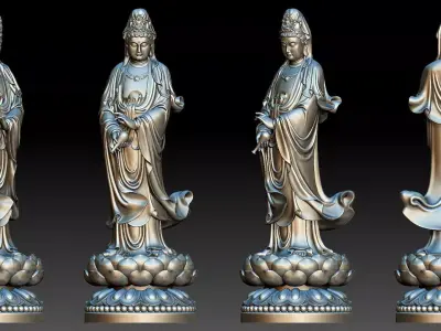 Guanyin  3D print model