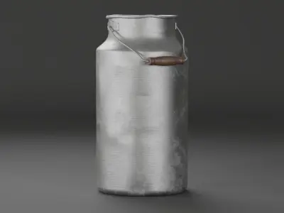 Milk Man Old Tools 3D model