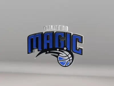 NBA Orlando Magic Logo 3D model