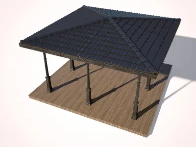 Classic Pergola 3D model