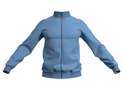 Male Sport Jacket - Marvelous Designer 3D model