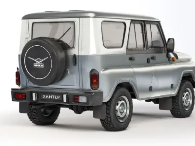 UAZ Hunter 2017 3D model