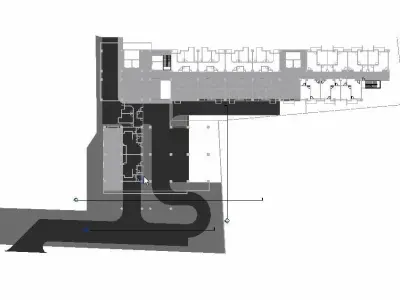 residential complex complete revit project P3 3D model