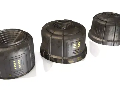 Rocket engines 3D model