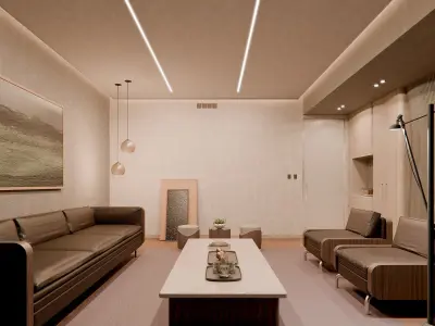 Living Room 3D model