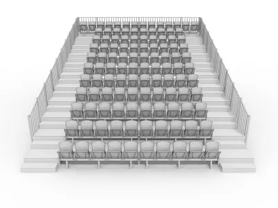 Bleachers 36 3D model