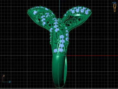 Two Head Women Ring 3DM Womens Ring 3d models 3D print model 3D print model order