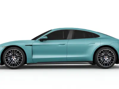 Porsche Taycan 2024 Low-poly 3D model